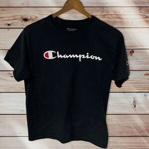Black Champion T-Shirt Size Medium